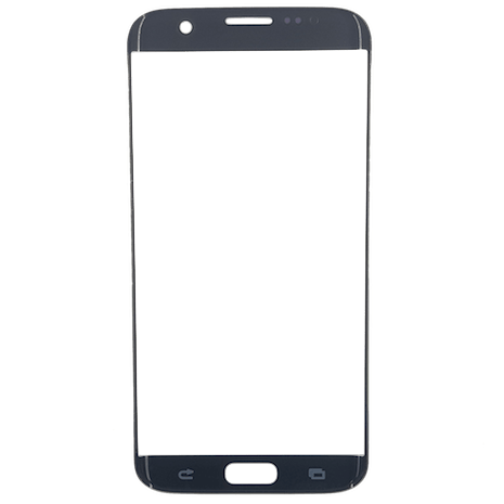 Стекло экрана / дисплея Samsung Galaxy S7 edge - Копия (Черный)