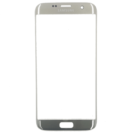 Стекло экрана / дисплея Samsung Galaxy S7 edge - Оригинал (Серебро)
