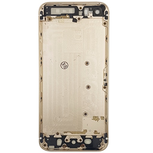 iPhone 5S Крышка задняя золотая сторона 2