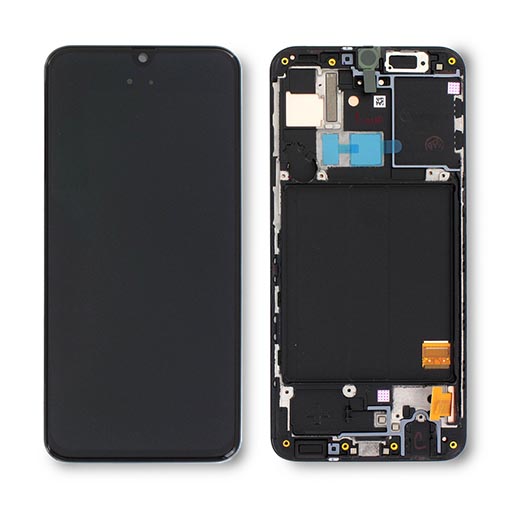 Дисплей / Экран Samsung Galaxy A40 вид спереди и сзади