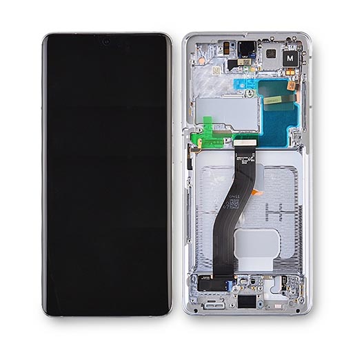 Дисплей / Экран Samsung Galaxy S21 Ultra вид спереди и сзади