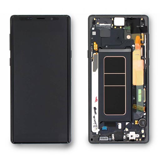 Дисплей / Экран Samsung Galaxy Note 9 вид спереди и сзади