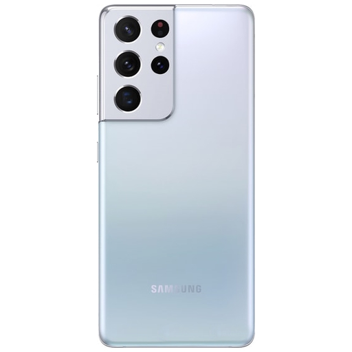 Samsung Galaxy S21 Ultra Крышка задняя серебряный фантом