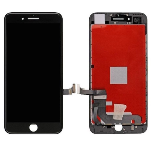 Дисплей / Экран Apple iPhone 7 — Копия (Черный) вид спереди и сзади цвет черный