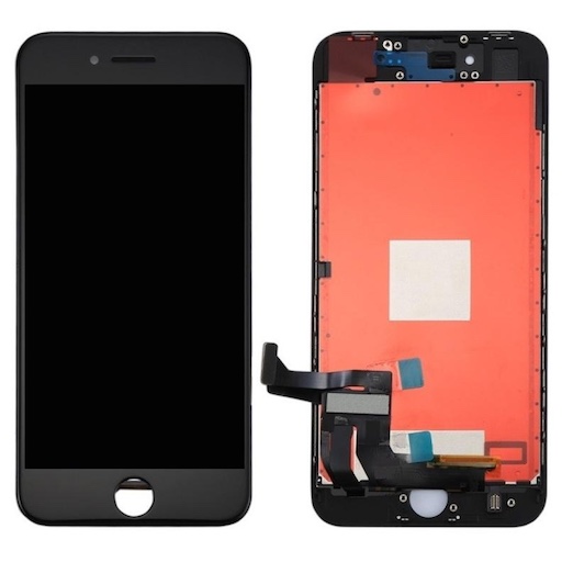 Дисплей / Экран Apple iPhone 8 Plus — Копия (Черный) вид спереди и сзади