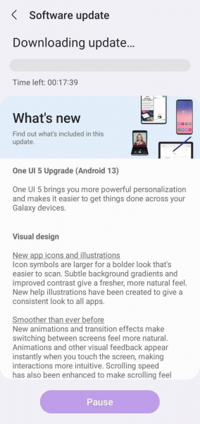 Galaxy M32 5G обновился до Android 13 как и планировалось