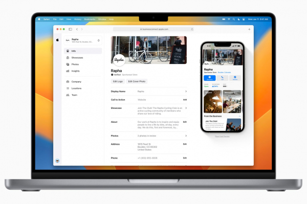 Apple запустила сервис Business Connect для изменения данных компаний в сервисах Maps и iMessage0
