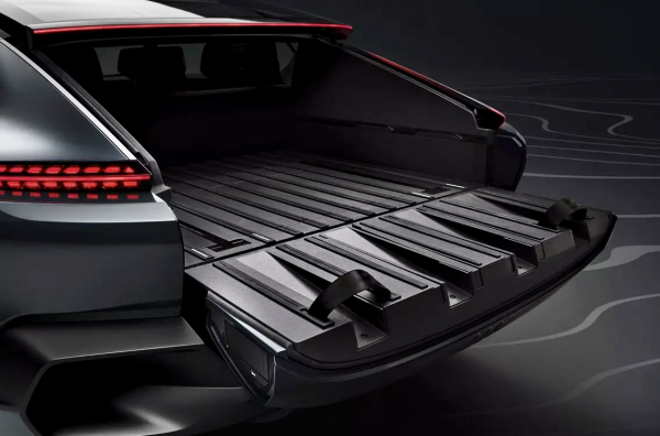 Audi показала электрический кроссовер Activesphere, который превращается в пикап1