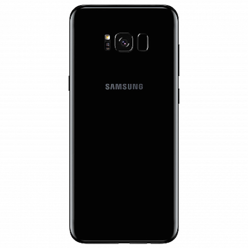 Samsung Galaxy S8+ Крышка задняя черный бриллиант