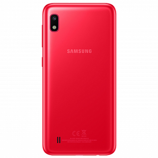 Samsung Galaxy A10 Крышка задняя красная