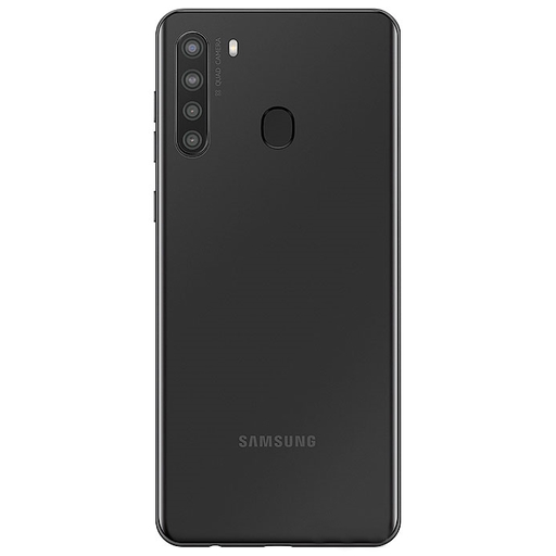 Samsung Galaxy A21 Крышка задняя черная