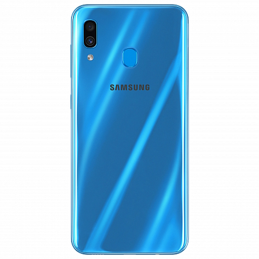 Samsung Galaxy A30 Крышка задняя синяя