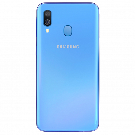 Samsung Galaxy A40 Крышка задняя синяя