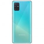 Samsung Galaxy A51 Крышка задняя синяя (голубая)
