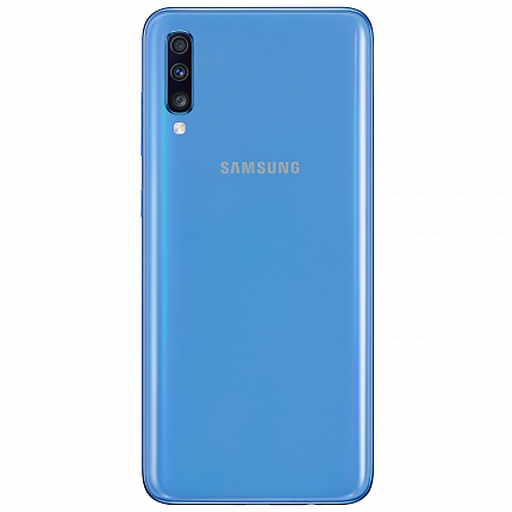 Samsung Galaxy A70 Крышка задняя синяя
