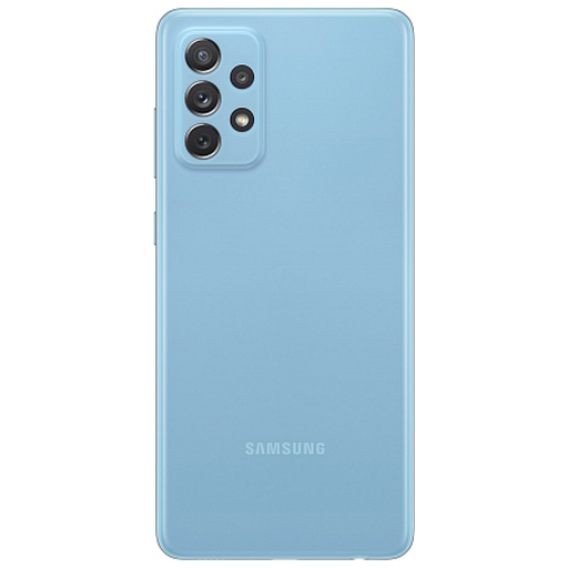Samsung Galaxy A72 Крышка задняя синяя (голубая)