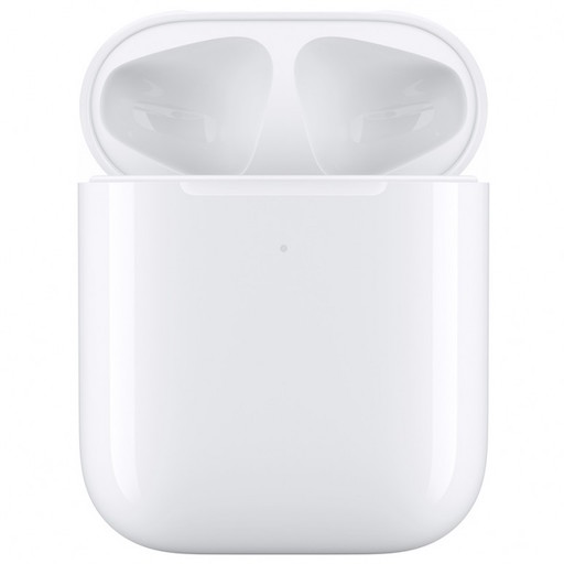 Зарядный кейс (футляр) для Apple AirPods 2 с беспроводной зарядкой фото 3 вид спереди с открытой крышкой