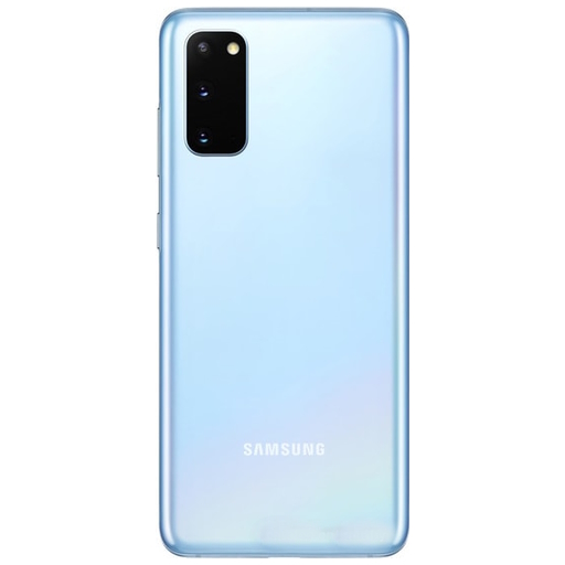 Samsung Galaxy S20 Крышка задняя голубая