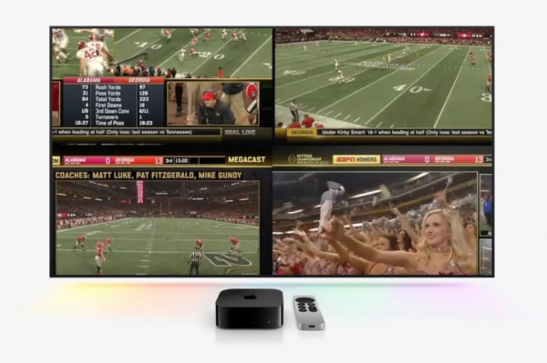 Apple разрабатывает функцию Multiview для просмотра спортивных трансляций одновременно с четырех камер0