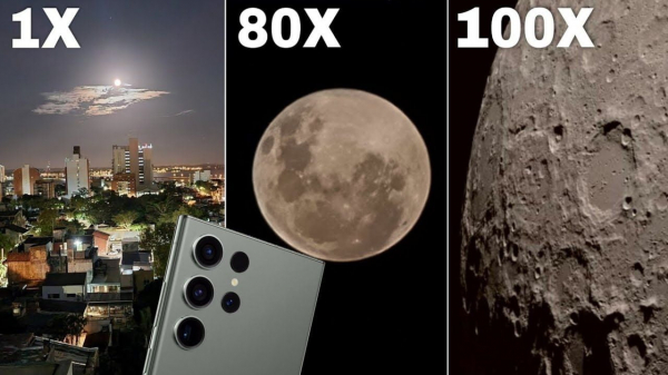 Фотографии Луны, сделанные с помощью Space Zoom, оказались настоящими0