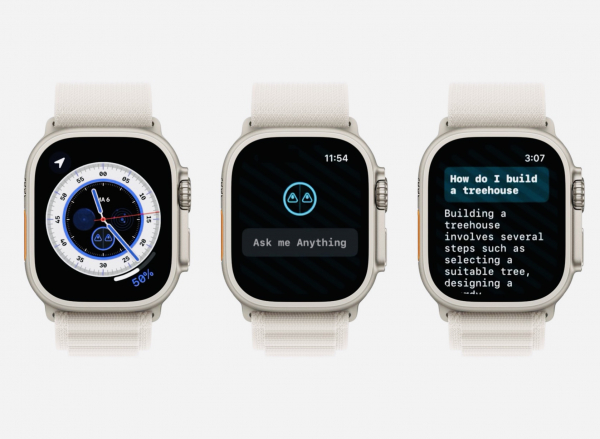 Вышло приложение Petey, добавляющее чат-бота ChatGPT на Apple Watch0