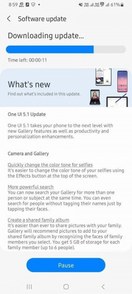 Samsung Galaxy M42 5G получает обновление One UI 5.11