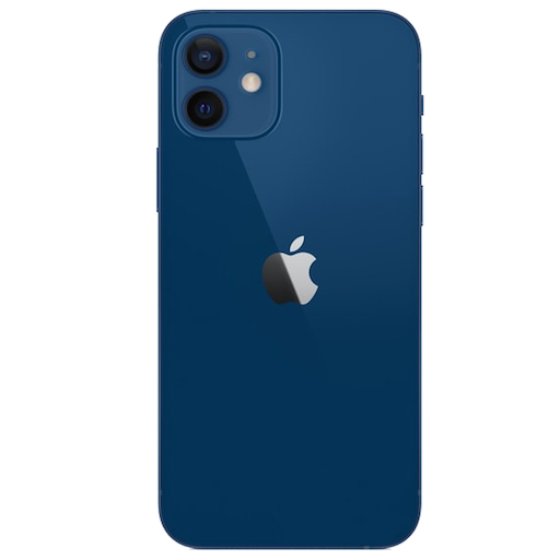 Apple iPhone 12 Задняя крышка (стекло) синий