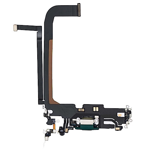 Apple iPhone 13 Pro Max Шлейф с системным разъемом зеленый