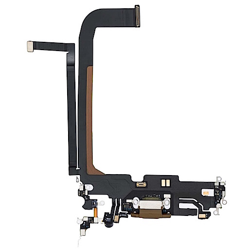 Apple iPhone 13 Pro Max Шлейф с системным разъемом золото