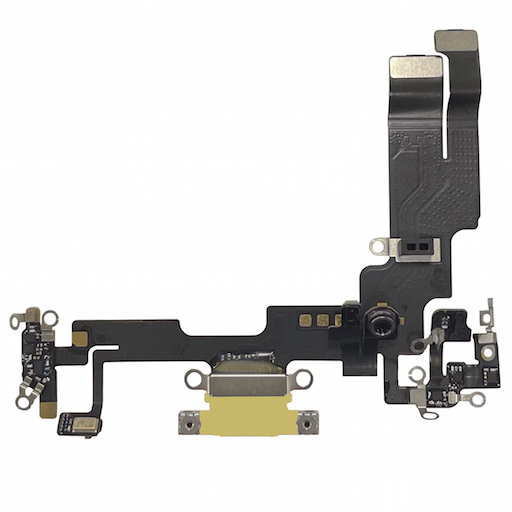 Apple iPhone 14 Шлейф с системным разъемом желтый