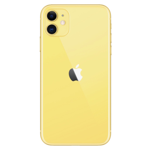 Apple iPhone 11 Задняя крышка (стекло) желтая