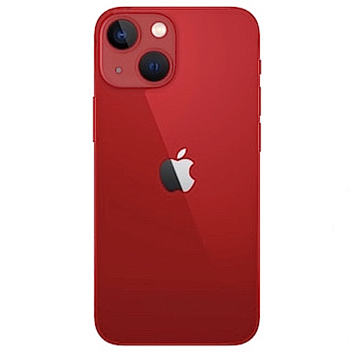 Apple iPhone 13 Mini Задняя крышка (стекло) красный