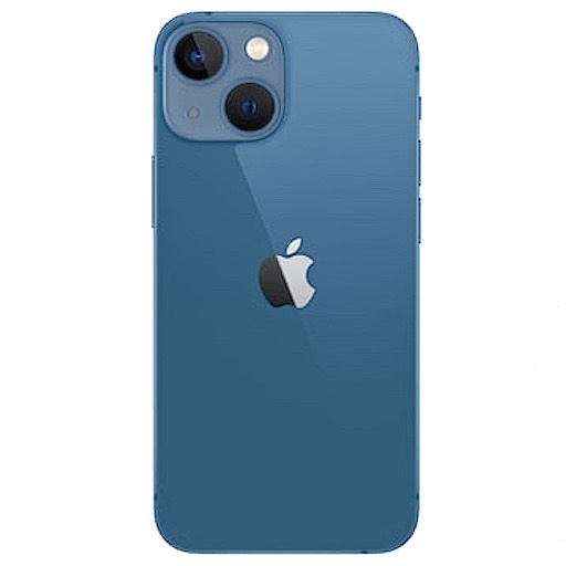 Apple iPhone 13 Mini Задняя крышка (стекло) синий