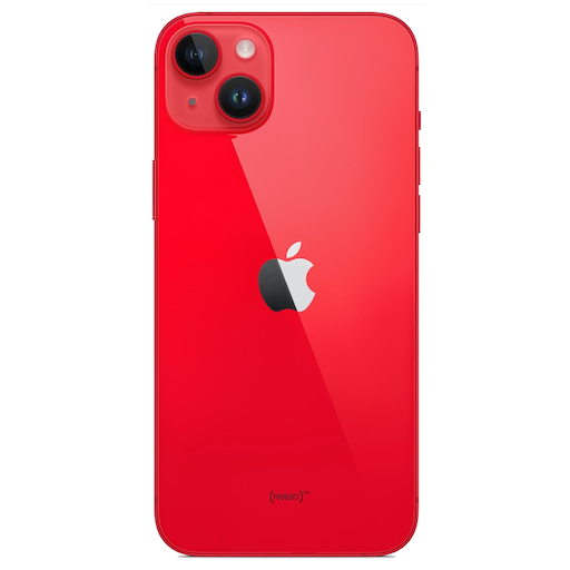 Apple iPhone 14 Plus Задняя крышка (стекло) красная