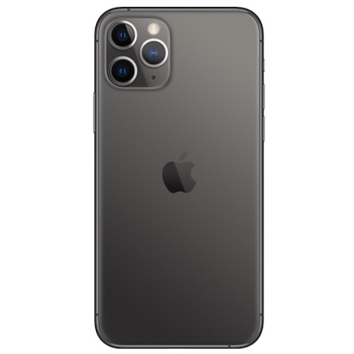 Apple iPhone 11 Pro Max Задняя крышка (стекло) черный