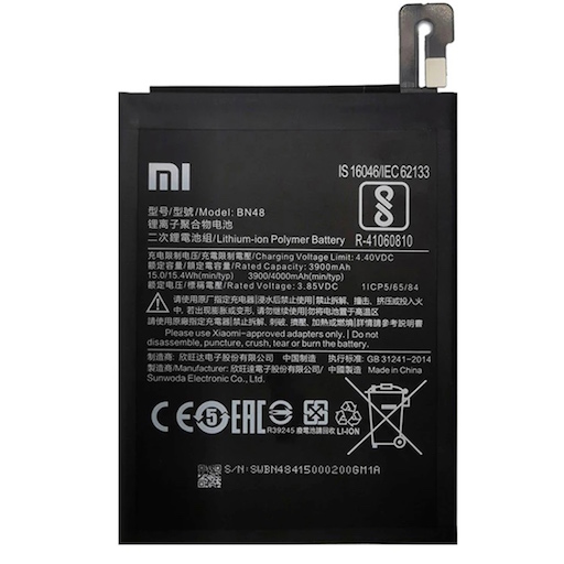 Аккумулятор Xiaomi Redmi Note 6 Pro сторона 1
