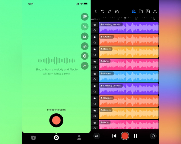 Создатели TikTok выпустили бесплатное приложение Ripple для редактирования музыкальных треков0