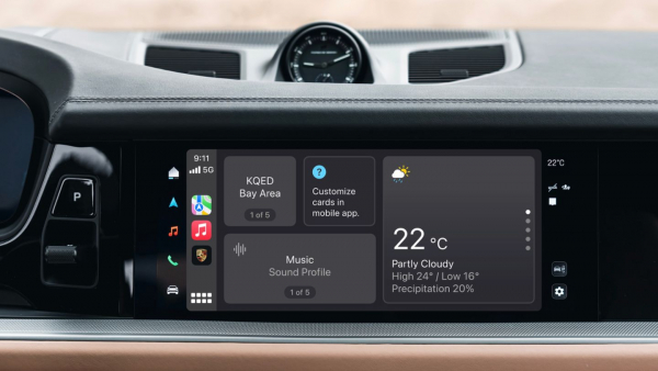 Владельцы Porsche смогут управлять климат-контролем и подсветкой авто через CarPlay2