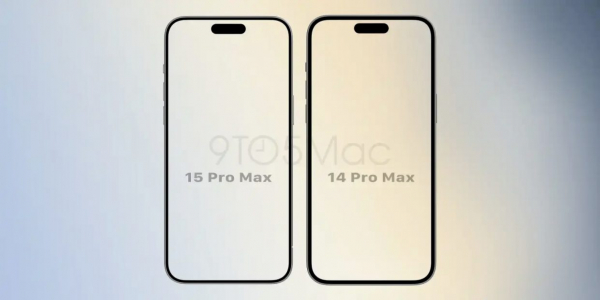 Появилось наглядное сравнение уменьшенных рамок iPhone 15 Pro с iPhone 14 Pro2