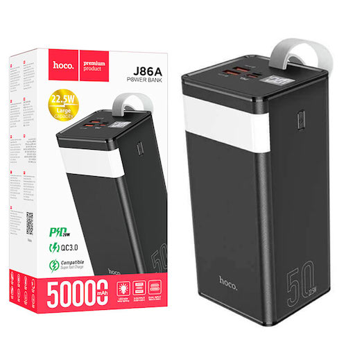 Портативное зарядное устройство / Внешний аккумулятор Power bank Hoco J86A Powermaster 22.5W 50000mAh фото 1