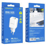 Сетевое зарядное устройство / Блок питания BOROFONE BN7 на 2 входа USB и Type-C PD20W фото 4