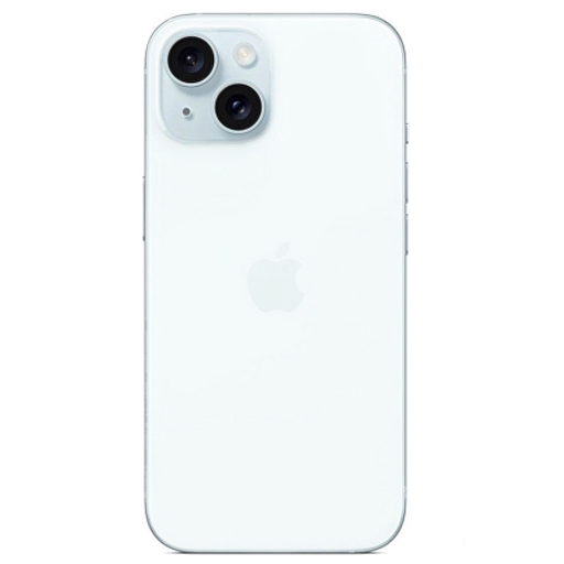 Apple iPhone 15 Задняя крышка / стекло голубая