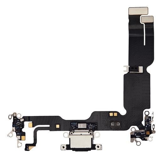 Apple iPhone 15 Plus Шлейф с системным разъемом черный сторона 1