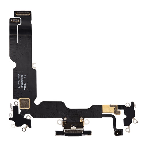 Apple iPhone 15 Plus Шлейф с системным разъемом черный сторона 2