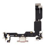 Apple iPhone 15 Plus Шлейф с системным разъемом розовый сторона 1