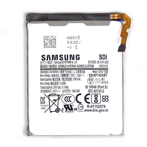 Аккумулятор / Батарея Samsung Z Flip 6 SM-F741 — EB-BF742ABY 2870 mAh сторона 1