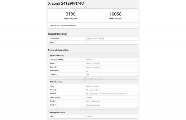 Новый Snapdragon 8 Elite протестировали в Geekbench1