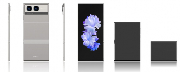 Infinix представила концепт тройной раскладушки Mini Tri-Fold ZERO. Её можно превратить в компактную камеру1