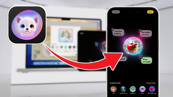 В iOS 18.4 добавили новый визуальный стиль для генератора картинок Image Playground1
